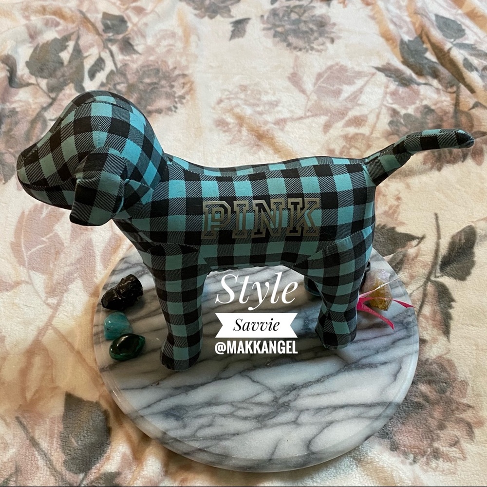 Blue Plaid Large VS Dog